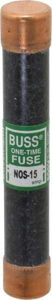 Cooper Bussmann - 600 VAC, 15 Amp, Fast-Acting General Purpose Fuse - Fuse Holder Mount, 127mm OAL, 50 at AC/DC kA Rating, 13/16" Diam - Americas Industrial Supply