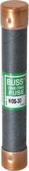 Cooper Bussmann - 600 VAC, 30 Amp, Fast-Acting General Purpose Fuse - Fuse Holder Mount, 127mm OAL, 50 at AC/DC kA Rating, 13/16" Diam - Americas Industrial Supply