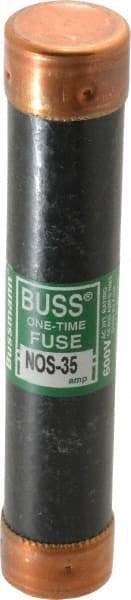 Cooper Bussmann - 600 VAC, 35 Amp, Fast-Acting General Purpose Fuse - Fuse Holder Mount, 5-1/2" OAL, 50 at AC/DC kA Rating, 1-1/16" Diam - Americas Industrial Supply