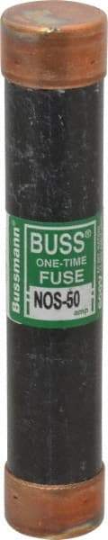 Cooper Bussmann - 600 VAC, 50 Amp, Fast-Acting General Purpose Fuse - Fuse Holder Mount, 5-1/2" OAL, 50 at AC/DC kA Rating, 1-1/16" Diam - Americas Industrial Supply