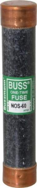 Cooper Bussmann - 600 VAC, 60 Amp, Fast-Acting General Purpose Fuse - Fuse Holder Mount, 5-1/2" OAL, 50 at AC/DC kA Rating, 1-1/16" Diam - Americas Industrial Supply