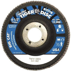 Weiler - Flap Disc - Phenolic Backing, Arbor Attaching System - Americas Industrial Supply