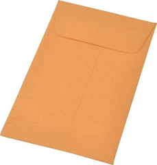Quality Park - 4-1/4" Long x 2-1/2" Wide Gummed Flap Kraft Coin Envelope - 20 Lb Paper Weight - Americas Industrial Supply