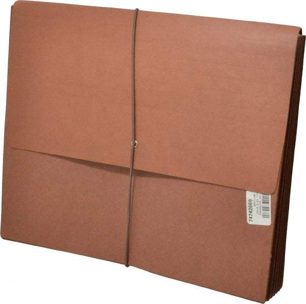 SMEAD - 10 x 12-3/8", Letter Size, Brown, 5-1/4" Expanding Wallet - 1 per Box - Americas Industrial Supply