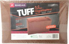 SMEAD - 10 x 15", Legal, Brown, A-Z Indexed Expanding Files - 1 per Box - Americas Industrial Supply