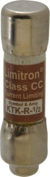 Cooper Bussmann - 600 VAC, 0.5 Amp, Fast-Acting General Purpose Fuse - Fuse Holder Mount, 1-1/2" OAL, 200 at AC (RMS) kA Rating, 13/32" Diam - Americas Industrial Supply