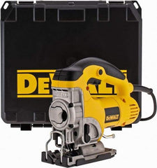 DeWALT - 6.5 Amp, 500 to 3,100 SPM, 1 Inch Stroke Length, Electric Jigsaw - 120V, 45° Cutting Angle - Americas Industrial Supply