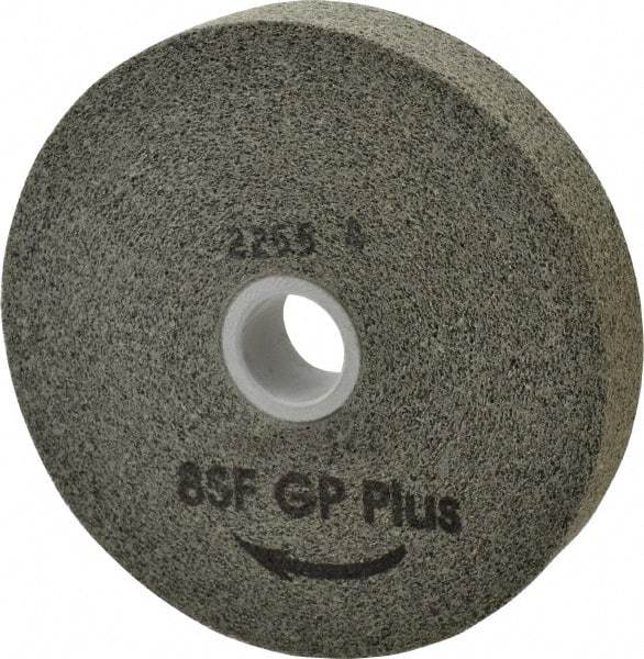 Standard Abrasives - 6" Diam, 1" Face Width, 1" Center Hole, Fine Grade, Silicon Carbide Deburring Wheel - Convolute, Hard Density 8 Grade, 6,000 RPM - Americas Industrial Supply