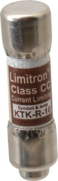 Cooper Bussmann - 600 VAC, 10 Amp, Fast-Acting General Purpose Fuse - Fuse Holder Mount, 1-1/2" OAL, 200 at AC (RMS) kA Rating, 13/32" Diam - Americas Industrial Supply