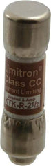 Cooper Bussmann - 600 VAC, 2.5 Amp, Fast-Acting General Purpose Fuse - Fuse Holder Mount, 1-1/2" OAL, 200 at AC (RMS) kA Rating, 13/32" Diam - Americas Industrial Supply