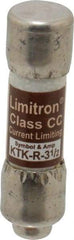 Cooper Bussmann - 600 VAC, 3.5 Amp, Fast-Acting General Purpose Fuse - Fuse Holder Mount, 1-1/2" OAL, 200 at AC (RMS) kA Rating, 13/32" Diam - Americas Industrial Supply