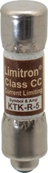 Cooper Bussmann - 600 VAC, 5 Amp, Fast-Acting General Purpose Fuse - Fuse Holder Mount, 1-1/2" OAL, 200 at AC (RMS) kA Rating, 13/32" Diam - Americas Industrial Supply