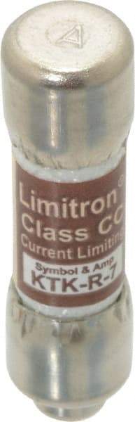 Cooper Bussmann - 600 VAC, 7 Amp, Fast-Acting General Purpose Fuse - Fuse Holder Mount, 1-1/2" OAL, 200 at AC (RMS) kA Rating, 13/32" Diam - Americas Industrial Supply