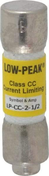 Cooper Bussmann - 300 VDC, 600 VAC, 2.5 Amp, Time Delay General Purpose Fuse - Fuse Holder Mount, 1-1/2" OAL, 20 at DC, 200 at AC (RMS) kA Rating, 13/32" Diam - Americas Industrial Supply