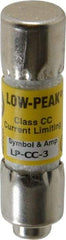 Cooper Bussmann - 150 VDC, 600 VAC, 3 Amp, Time Delay General Purpose Fuse - Fuse Holder Mount, 1-1/2" OAL, 20 at DC, 200 at AC (RMS) kA Rating, 13/32" Diam - Americas Industrial Supply