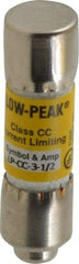 Cooper Bussmann - 150 VDC, 600 VAC, 3.5 Amp, Time Delay General Purpose Fuse - Fuse Holder Mount, 1-1/2" OAL, 20 at DC, 200 at AC (RMS) kA Rating, 13/32" Diam - Americas Industrial Supply