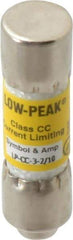 Cooper Bussmann - 150 VDC, 600 VAC, 3.2 Amp, Time Delay General Purpose Fuse - Fuse Holder Mount, 1-1/2" OAL, 20 at DC, 200 at AC (RMS) kA Rating, 13/32" Diam - Americas Industrial Supply