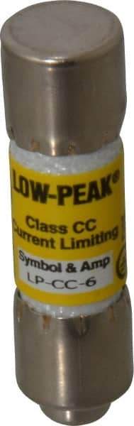 Cooper Bussmann - 150 VDC, 600 VAC, 6 Amp, Time Delay General Purpose Fuse - Fuse Holder Mount, 1-1/2" OAL, 20 at DC, 200 at AC (RMS) kA Rating, 13/32" Diam - Americas Industrial Supply