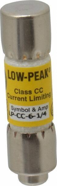 Cooper Bussmann - 150 VDC, 600 VAC, 6.25 Amp, Time Delay General Purpose Fuse - Fuse Holder Mount, 1-1/2" OAL, 20 at DC, 200 at AC (RMS) kA Rating, 13/32" Diam - Americas Industrial Supply