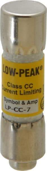 Cooper Bussmann - 150 VDC, 600 VAC, 7 Amp, Time Delay General Purpose Fuse - Fuse Holder Mount, 1-1/2" OAL, 20 at DC, 200 at AC (RMS) kA Rating, 13/32" Diam - Americas Industrial Supply