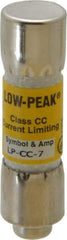 Cooper Bussmann - 150 VDC, 600 VAC, 7 Amp, Time Delay General Purpose Fuse - Fuse Holder Mount, 1-1/2" OAL, 20 at DC, 200 at AC (RMS) kA Rating, 13/32" Diam - Americas Industrial Supply