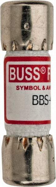 Cooper Bussmann - 600 VAC, 0.4 Amp, Fast-Acting General Purpose Fuse - Fuse Holder Mount, 1-3/8" OAL, 10 at AC kA Rating, 13/32" Diam - Americas Industrial Supply