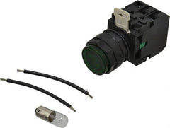 Eaton Cutler-Hammer - 120 VAC/VDC Green Lens Press-to-Test Indicating Light - Americas Industrial Supply