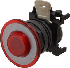 Eaton Cutler-Hammer - Pushbutton Switch Operator - Red, Round Button, Illuminated - Americas Industrial Supply