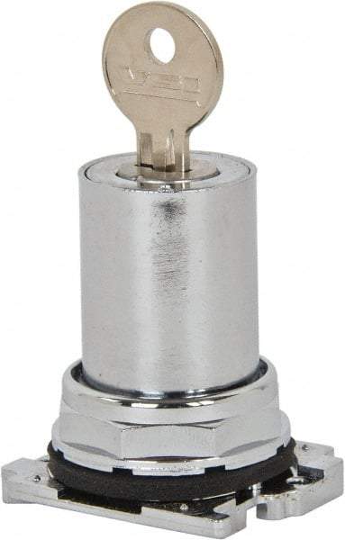 Eaton Cutler-Hammer - Pushbutton Switch Key - Chrome, Round Button, Nonilluminated - Americas Industrial Supply