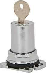 Eaton Cutler-Hammer - Pushbutton Switch Key - Chrome, Round Button, Nonilluminated - Americas Industrial Supply