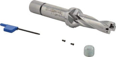 Iscar - 2.06" Max Drill Depth, 3xD, 11/16" Diam, Indexable Insert Drill - 3/4" Shank Diam, Straight Shank - Americas Industrial Supply