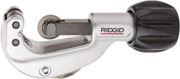 Ridgid - 1/8" to 1-1/8" Pipe Capacity, Enclosed Feed Tubing Cutter - Cuts Copper, Aluminum, Brass, 6" OAL - Americas Industrial Supply