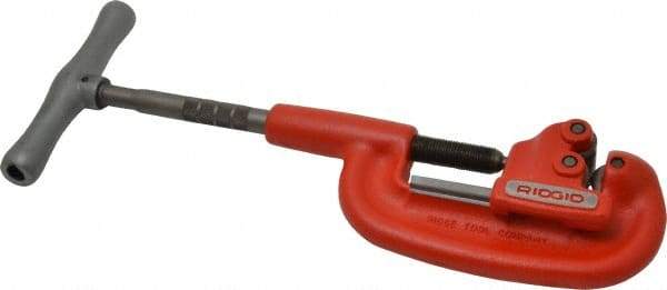 Ridgid - 1/8" to 2" Pipe Capacity, Wide Roll Pipe Cutter - Cuts Steel - Americas Industrial Supply