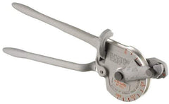 Ridgid - 3/4" Capacity, Geared Ratchet Lever-Type Tube Bender - 29-1/2" OAL, Works on 1/8" Wall Steel Tube, 3/32" Wall Stainless Steel Tube & Copper (K & L) - Americas Industrial Supply