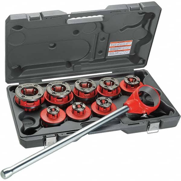 Ridgid - Pipe Threader Dies Material: Steel Thread Size (Inch): 1/2 - 2" - Americas Industrial Supply