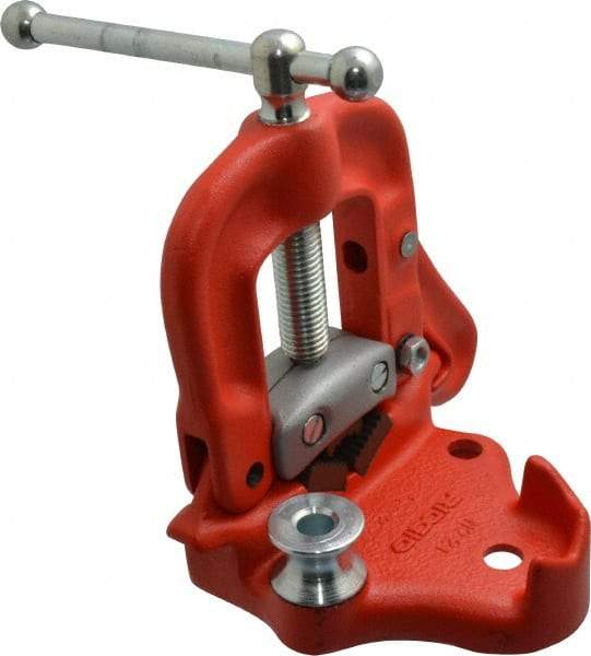 Ridgid - 1/8" to 2" Pipe Capacity, Bench Yoke Vise - Americas Industrial Supply