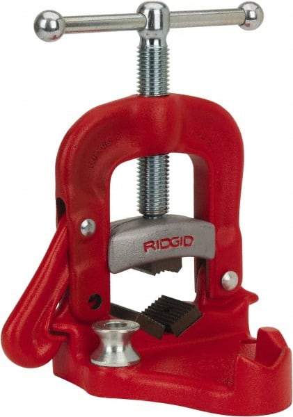 Ridgid - 1/8" to 3" Pipe Capacity, Bench Yoke Vise - Americas Industrial Supply