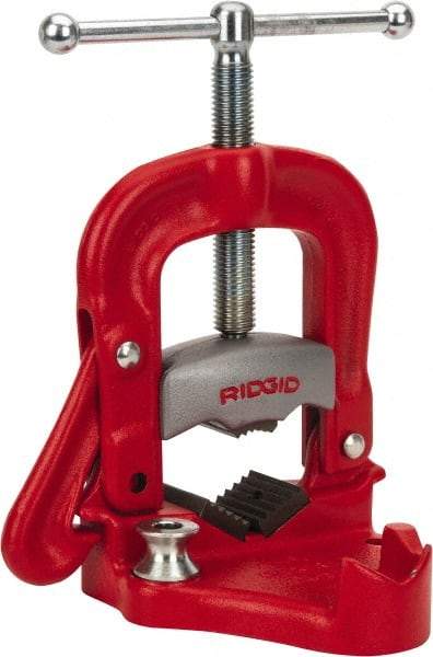 Ridgid - 1/8" to 4" Pipe Capacity, Bench Yoke Vise - Americas Industrial Supply