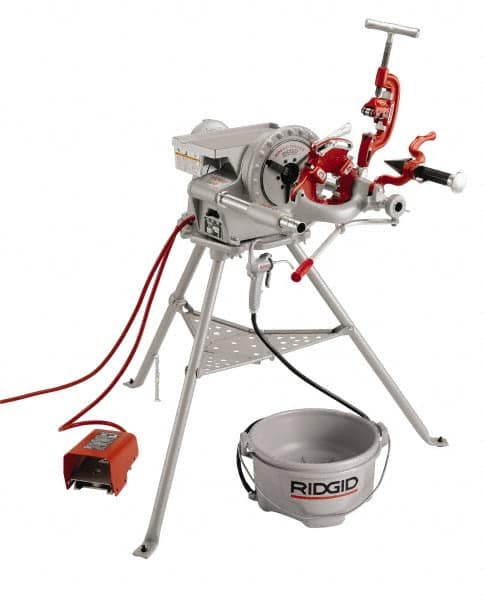 Ridgid - Metal Metal Cutting and Forming Machine Stand - For Use with Model 122XL Copper and Stainless Steel Cutting Machines, Model 300 Power Drive - Americas Industrial Supply