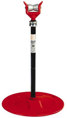 Ridgid - 6" Pipe Capacity, Adjustable Pipe Stand with Plain Support Head - 32" to 41" High, 2,500 Lb Capacity - Americas Industrial Supply