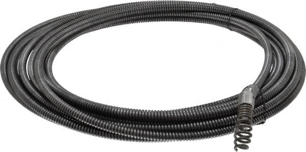 Ridgid - 5/16" x 25' Drain Cleaning Machine Cable - Inner Core Drophead, 3/4" to 1-1/2" Pipe, Use with Models K39, K40 & K50 - Americas Industrial Supply