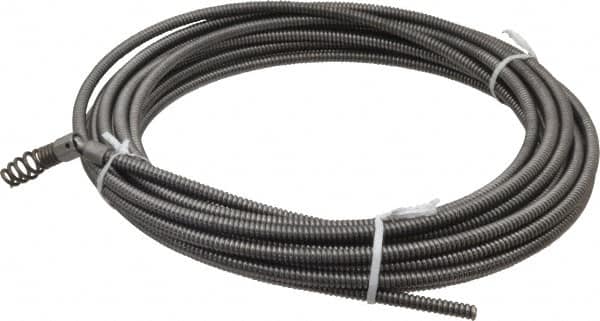 Ridgid - 5/16" x 35' Drain Cleaning Machine Cable - Inner Core Drophead, 3/4" to 1-1/2" Pipe, Use with Models K39, K40 & K50 - Americas Industrial Supply