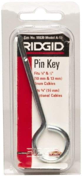 Ridgid - Drain Cleaning Machine Coupling Pin - For Use with Models K39, K50, K375 & K3800 - Americas Industrial Supply