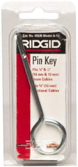 Ridgid - Drain Cleaning Machine Coupling Pin - For Use with Models K39, K50, K375 & K3800 - Americas Industrial Supply