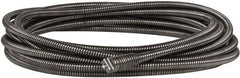 Ridgid - 3/8" x 25' Drain Cleaning Machine Cable - Inner Core Male Cping, 3/4" to 4" Pipe, Use with Models K50, K60SP & K75 A/B - Americas Industrial Supply