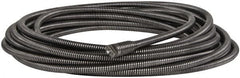 Ridgid - 3/8" x 35' Drain Cleaning Machine Cable - Male Coupling, 1-1/4" to 1-1/2" Pipe, Use with Models K39, K40 & K50 - Americas Industrial Supply