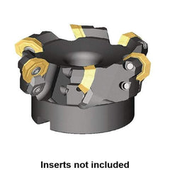 Kennametal - 110.95mm Cut Diam, 32mm Arbor Hole, 5mm Max Depth of Cut, 45° Indexable Chamfer & Angle Face Mill - 8 Inserts, OF.T 07L6... Insert, Right Hand Cut, 8 Flutes, Series KSOM - Americas Industrial Supply