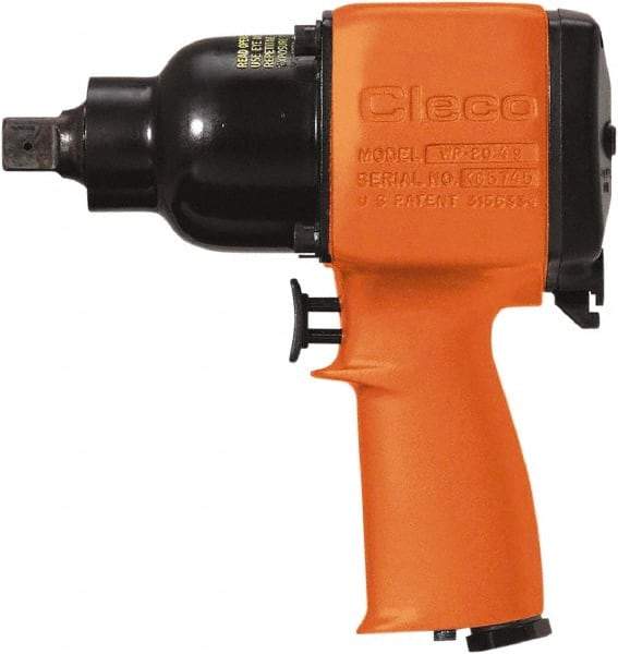 Cleco - 1" Drive, 1,200 RPM, 1,600 Ft/Lb Torque Impact Wrench - T-Handle, 1,000 IPM, 60 CFM, 620 psi, 3/8" NPT Inlet - Americas Industrial Supply