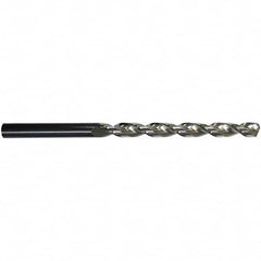 Taper Length Drill Bit: 0.4528″ Dia, 130 ° Nitrided Land Finish, 5.0394″ Flute Length, 7.6772″ OAL, RH Cut, Parabolic Flute, Straight Shank, Series 336