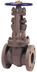 NIBCO - 5" Pipe, Class 125, Flanged Iron Solid Wedge OS & Y Gate Valve - 200 WOG, 125 WSP, Bolted Bonnet - Americas Industrial Supply